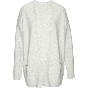 VIVANCE Gebreid vest  lichtgrijs