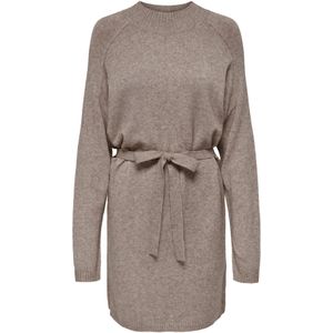 ONLY Gebreide jurk 'ONLLeva'  beige gemêleerd
