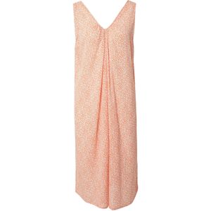 Kaffe Jurk 'Isolde'  oranje / wit