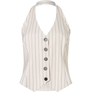 Ana Alcazar Bodywarmer 'Zassa'  zwart / wolwit