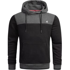 Alessandro Salvarini Sweatshirt  donkergrijs / zwart
