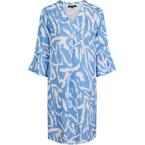 Navigazione Jurk  lichtblauw / wit