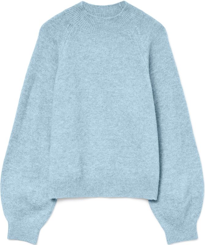 Vmleaf - Gebreide Pullover - Hoge Hals - Lange Mouwen - Regular Fit