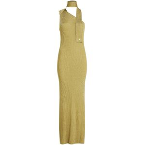 Karl Lagerfeld Gebreide jurk  goud