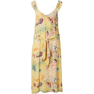 King Louie Zomerjurk 'Lenny'  navy / citroen / groen / rood