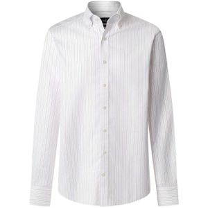 Hackett London Overhemd  grijs / pink / wit