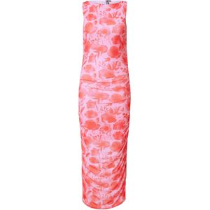 PIECES Jurk 'PCAlly'  rosa / rood