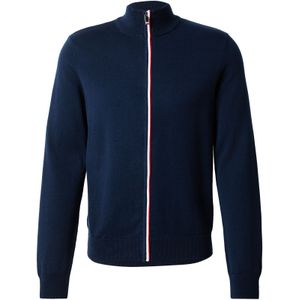 HECHTER PARIS - Gebreid Vest - Nachtblauw - Met Ritssluiting