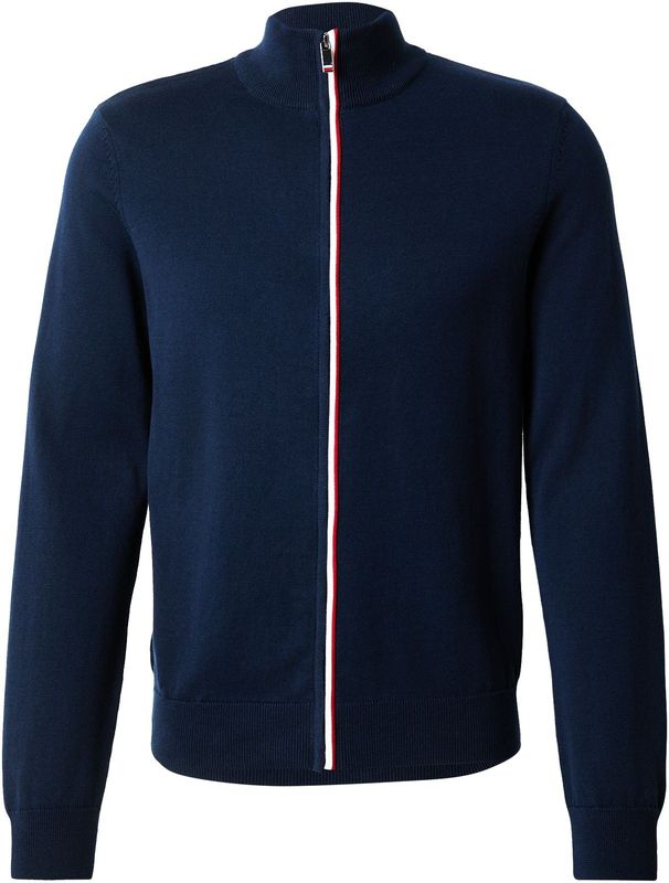 HECHTER PARIS - Gebreid Vest - Nachtblauw - Met Ritssluiting