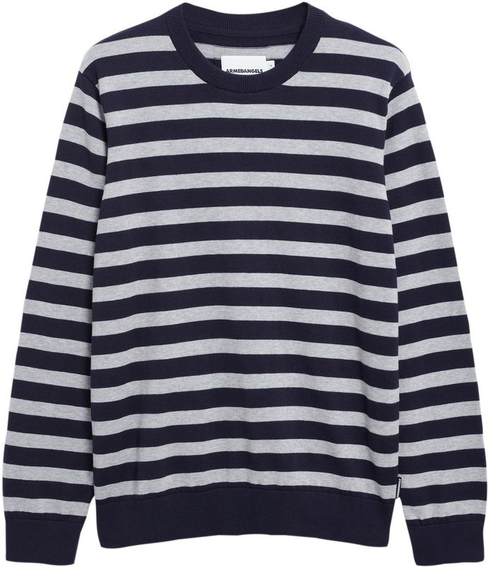 ARMEDANGELS - Trui - Blauw - Katoen - Lange Mouw