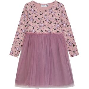 Danamade - Jurk - Rosa - Jersey - Lange Mouw - Bloemenprint