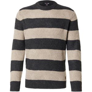 Key Largo Trui 'HARRY'  beige gemêleerd / zwart gemêleerd
