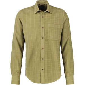 Regular fit vrijetijdsoverhemd van corduroy met kentkraag