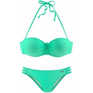 Buffalo - Beugelbikini - Kleur Kreeft en Olijf - 80% Polyamide, 20% Elastan