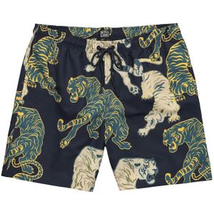 STHUGE Zwemshorts  crème / navy / saffier / limoen