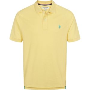 U.S. POLO ASSN. Overhemd 'Alfred'  aqua / geel