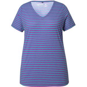 Ulla Popken Oversized shirt  aqua / lila