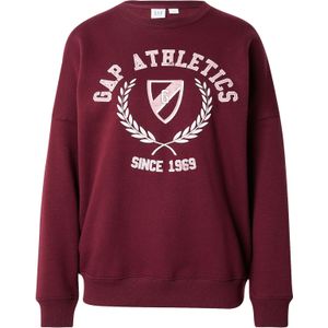 GAP Sweatshirt  rosa / bourgogne / wit