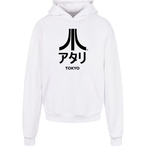 F4NT4STIC Sweatshirt 'Atari Tokyo Retro Arcade Games'  zwart / wit