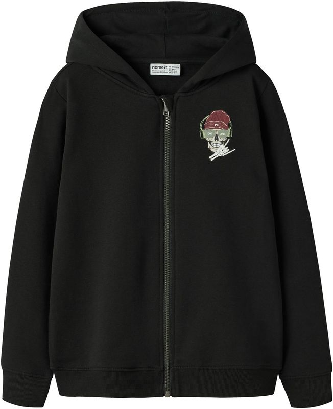 NAME IT Sweatvest  lichtgroen / cranberry / zwart / wit