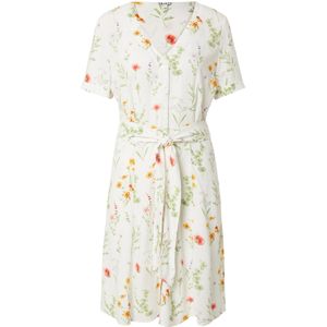 OBJECT Jurk  curry / lichtgroen / lichtrood / wit