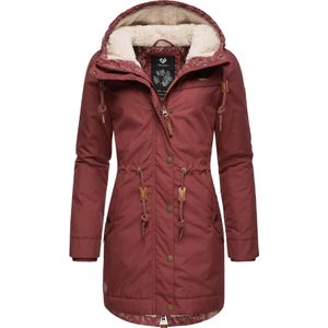 Ragwear Winterparka  bruin / rood / zwart / wit