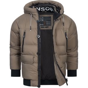 INDICODE JEANS Winterjas 'Paulix'  lichtbruin