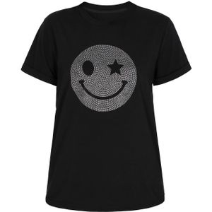 nascita Shirt  zwart / zilver