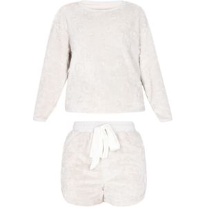 faina Korte pyjama  lichtgrijs