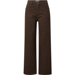 RÆRE by Lorena Rae - Jeans - Donkerbruin - High Waist - Wide Leg