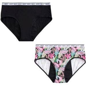 Next Broekje  donkergroen / pink / zwart / wit