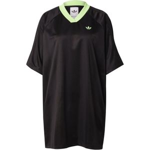 adidas Originals - JACQUARD DRESS - Shirtjurk - Zwart / Signal Green