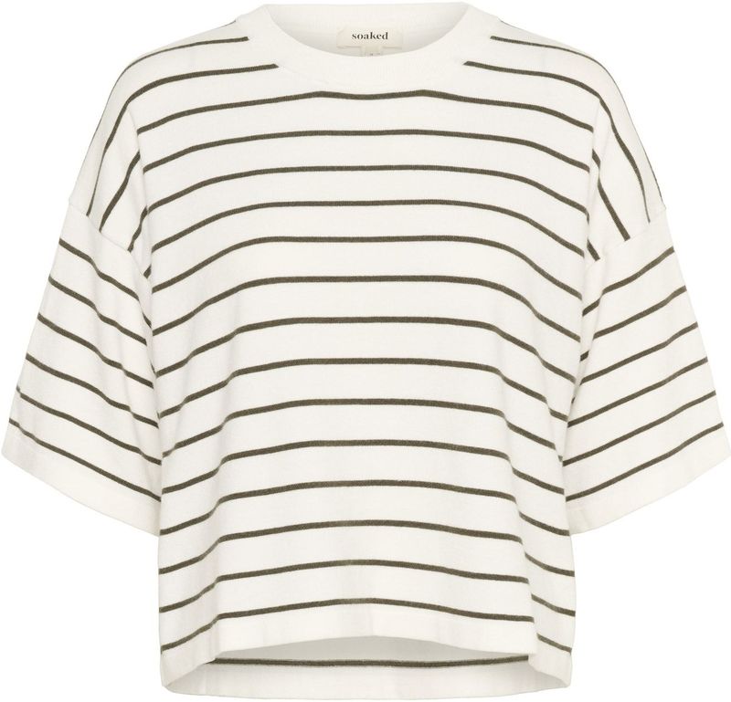 Soaked in Luxury - Spina - Gebreide Trui - Rode Strepen