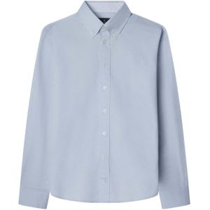 Hackett London - Overhemd - Lichtblauw - Regular Fit - Lange Mouw