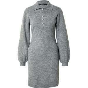 VERO MODA Gebreide jurk 'VMArlet'  grijs
