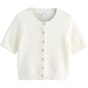 Next Gebreid vest  crème