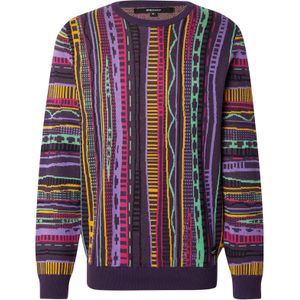 Iriedaily Trui 'Theodore'  limoen / lavendel / braam / pink