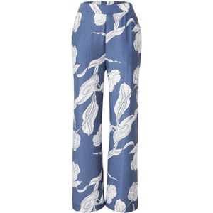 VILA Broek 'VIPIVA'  saffier / wit