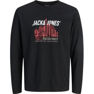Jack & Jones - JORYORK - Shirt - Rood/Zwart/Wit - Lange Mouwen