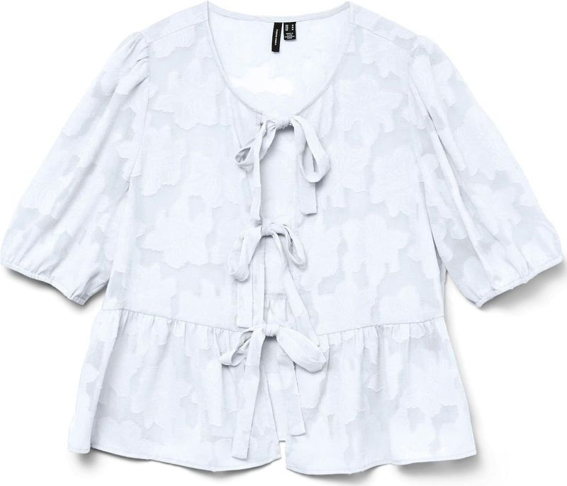 Vmgabi - Top - O-hals - Blousetop - Regular Fit - 2/4 Mouwen