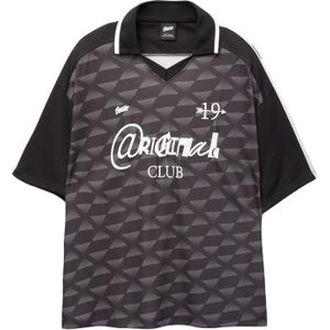 Pull&Bear Shirt  grijs / zwart / wit