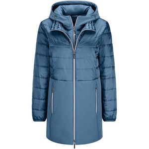 Goldner Tussenmantel  azuur