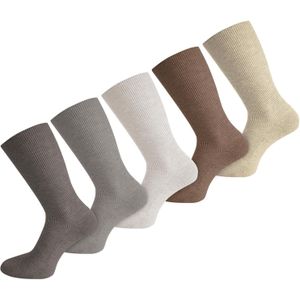 normani Sokken  lichtbeige / donkerbeige / grijs / taupe