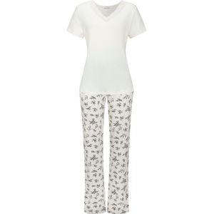 Vivance Dreams - Pyjama - Crème/Zwart Gebloemd - 2-Delig