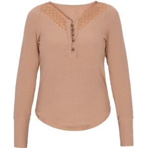 Gaya Shirt 'Fashion Look'  karamel / brokaat