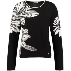 Key Largo Trui 'Scarlet'  zwart / wit