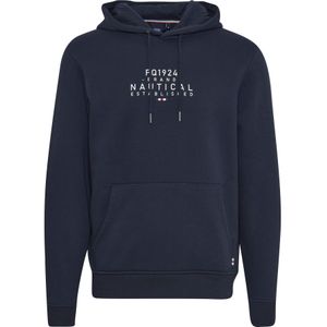 FQ1924 Sweatshirt 'William'  donkerblauw / wit