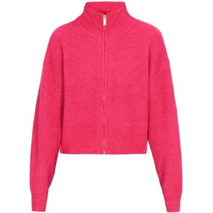 IZIA Gebreid vest  fuchsia
