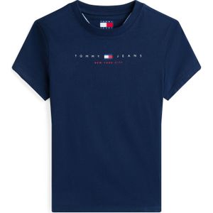 Tommy Jeans - Shirt - Navy/Rood/Wit - T-shirt