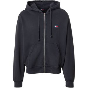 Tommy Jeans Sweatvest '90S NEW CLSSCS'  donkergrijs / zwart